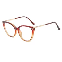 Basic Lady Simple Style Solid Color Pc Butterfly Frame Full Frame Glasses main image 5