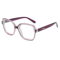 Basic Lady Simple Style Solid Color Ac Square Full Frame Glasses main image 2
