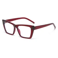 Basic Simple Style Solid Color Ac Cat Eye Full Frame Glasses sku image 10