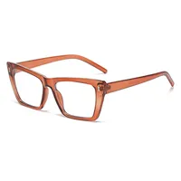Basic Simple Style Solid Color Ac Cat Eye Full Frame Glasses sku image 11