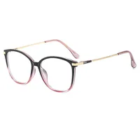 Basic Lady Solid Color Pc Square Full Frame Glasses main image 2