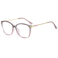 Basic Lady Solid Color Pc Square Full Frame Glasses main image 5