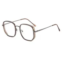 Basic Simple Style Solid Color Pc Square Full Frame Glasses main image 4