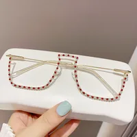 Simple Style Streetwear Solid Color Pc Square Full Frame Glasses main image 1