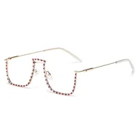 Simple Style Streetwear Solid Color Pc Square Full Frame Glasses main image 5