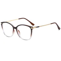 Basic Lady Solid Color Pc Square Full Frame Glasses sku image 7