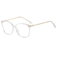 Basic Lady Solid Color Pc Square Full Frame Glasses sku image 10