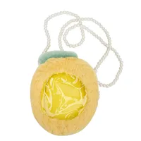 Kid'S Plush Fruit Cute Round Zipper Shoulder Bag sku image 4
