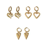1 Pair Retro Classic Style Commute Geometric Titanium Steel Earrings main image 6