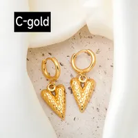 1 Pair Retro Classic Style Commute Geometric Titanium Steel Earrings sku image 5
