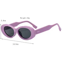 Vacation Commute Oval Resin Glass Oval Frame Full Frame Glasses main image 7