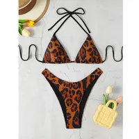 Women's Leopard 2 Pieces Set Swimwear main image 2