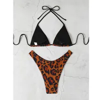 Women's Leopard 2 Pieces Set Swimwear main image 3