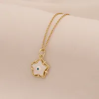 Casual Modern Style Cool Style Devil's Eye 304 Stainless Steel Copper 18K Gold Plated Valentine'S Day New Year Birthday Women's Pendant Necklace main image 10