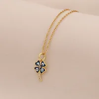 Casual Modern Style Cool Style Devil's Eye 304 Stainless Steel Copper 18K Gold Plated Valentine'S Day New Year Birthday Women's Pendant Necklace main image 9