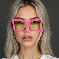 Exaggerated Sunglasses Pc Square Full Frame Glasses main image 1