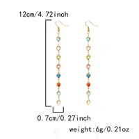 1 Pair Glam Luxurious Queen Heart Shape Artificial Crystal Copper Drop Earrings main image 2