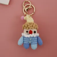 1 Piece Cute Clown Cotton Unisex Lobster Trigger Clasp Closure Keychain sku image 4