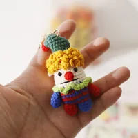 1 Piece Cute Clown Cotton Unisex Lobster Trigger Clasp Closure Keychain sku image 1