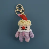 1 Piece Cute Clown Cotton Unisex Lobster Trigger Clasp Closure Keychain sku image 3