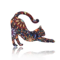 Cute Streetwear Cat Acrylic Acrylic Unisex Brooches main image 5