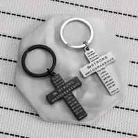 1 Piece Simple Style Cross Star 201 Stainless Steel Unisex Unisex Bag Pendant Keychain main image 1