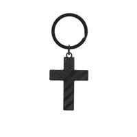 1 Piece Simple Style Cross Star 201 Stainless Steel Unisex Unisex Bag Pendant Keychain sku image 2