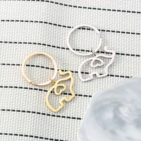 1 Piece Simple Style Elephant 201 Stainless Steel Unisex Unisex Bag Pendant Keychain main image 5