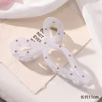 Modern Style Classic Style Women's Bow Knot Resin Spray Paint Hair Claws sku image 6