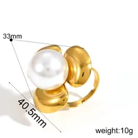 Retro Classic Style Flower Butterfly Bow Knot 304 Stainless Steel Plating Women's Rings sku image 3