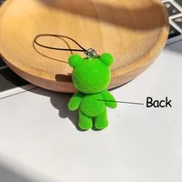 1 Piece Cute Frog Synthetic Resin Alloy Unisex Slip-on Bag Pendant Mobile Phone Chain Keychain main image 5