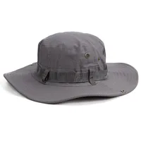 Summer Fisherman Hat Double-Sided Fabric Storage And Carrying Boonie Hat Summer Outdoor Travel Fishing Big Brim Sun Hat main image 3