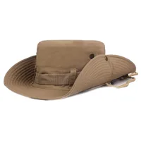 Summer Fisherman Hat Double-Sided Fabric Storage And Carrying Boonie Hat Summer Outdoor Travel Fishing Big Brim Sun Hat main image 4