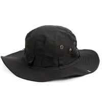 Summer Fisherman Hat Double-Sided Fabric Storage And Carrying Boonie Hat Summer Outdoor Travel Fishing Big Brim Sun Hat sku image 1