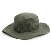 Summer Fisherman Hat Double-Sided Fabric Storage And Carrying Boonie Hat Summer Outdoor Travel Fishing Big Brim Sun Hat sku image 11