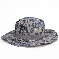 Summer Fisherman Hat Double-Sided Fabric Storage And Carrying Boonie Hat Summer Outdoor Travel Fishing Big Brim Sun Hat sku image 16