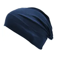 20 Colors Amazon  Men's And Women's Autumn Winter Hat Pile Heap Cap Korean Style Solid Color Pullover Hat Breathable Women's Headscarf main image 5