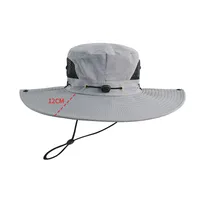 Outdoor Oversized Brim Breathable Alpine Cap Summer Sun Protection Sun Hat Fishing Casual Big Head Circumference Bucket Hat Wholesale sku image 3