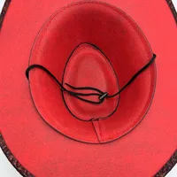 Cross-Border Retro Cowboy Hat Men's European And American Camping Leather Printed Sun Hat Women's Outdoor Mountaineering Sun Protection Hat Wholesale main image 4