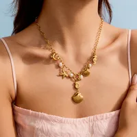 Vacation Beach Modern Style Geometric 316 Stainless Steel  Women's Pendant Necklace Necklace main image 1