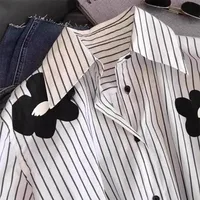 Women's Blouse Long Sleeve Blouses Casual Simple Style Classic Style Flower main image 3