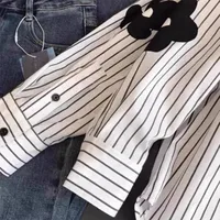 Women's Blouse Long Sleeve Blouses Casual Simple Style Classic Style Flower main image 4