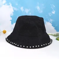 Women's Casual Solid Color Wide Eaves Bucket Hat main image 3