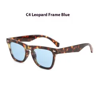 Elegant Basic Lady Solid Color Pc Square Full Frame Glasses sku image 4