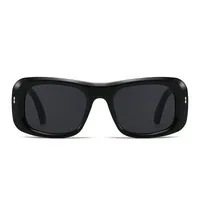 Personality Punk Street Geometric Leopard Ac Square Full Frame Glasses main image 3