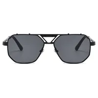 Personality Punk Street Geometric Ac Oval Frame Full Frame Glasses main image 3
