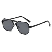 Personality Punk Street Geometric Ac Oval Frame Full Frame Glasses sku image 1