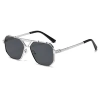 Personality Punk Street Geometric Ac Oval Frame Full Frame Glasses sku image 6