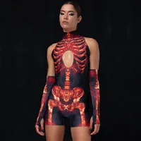 Women's Adults Sleeveless Bodysuits Funny Style Streetwear Cartoon main image 1