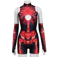 Women's Adults Sleeveless Bodysuits Funny Style Streetwear Cartoon sku image 2